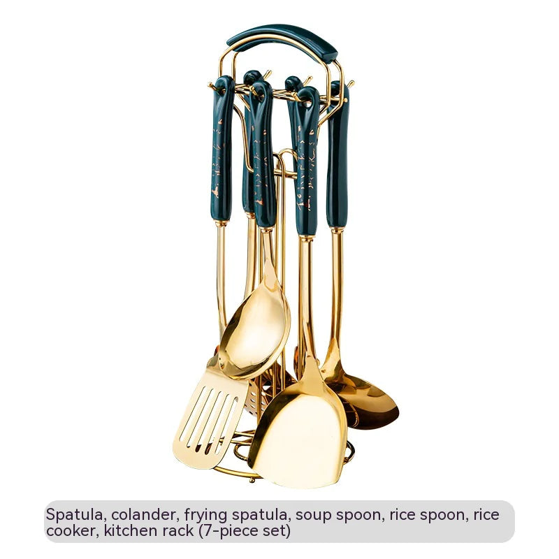 Elegant Seven-Piece Kitchen Tool Set