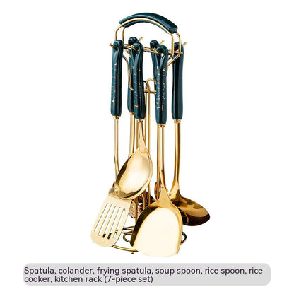 Elegant Seven-Piece Kitchen Tool Set